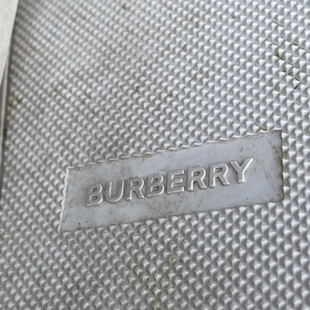 Burberry Leather, Suede and House Check Men's Leather Sneakers Size 40.5… - Picture 14 of 15